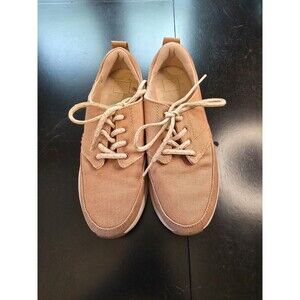 Reef Rover Low Tan Canvas Sneakers Women's Size 7 RF008205 Comfort Walking